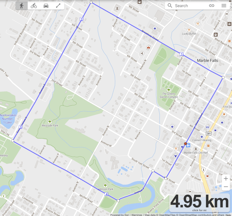 2025 5K Race Route